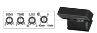 PDLUX-Détecteur de mouvement en plastique PVC noir/blanc, 12 1 50hz/60hz, lampe LED à induction pour micro-ondes, PD-LED131-D