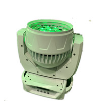 Luz de Cabeza Móvil LED Blanca de 19 Ojos de Abeja RGBW con Zoom, Beam y Wash, Control DMX512, CRI 85, 14500 Lúmenes para Bodas y Banquetes