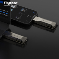KingSpec hard disk portabel, USB 3.2 Tipe c ssd 128GB 256GB 512GB 1TB memori flash thumb drive usb c ssd eksternal