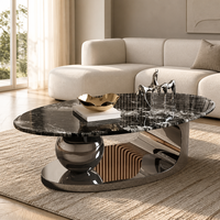 Centre mobile Petit Rétro Métal Simple Rond Nordique Portable Tables Basses Modernes de Luxe pour Salon Table d'appoint Chambre à coucher