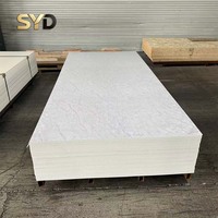 Panneau mural en PVC effet marbre mat brillant ignifuge, imperméable et résistant aux UV, pour intérieur domestique