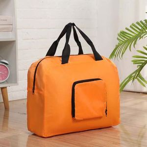 Bolsa de Gimnasio Plegable Ligera con Logotipo Personalizado, Bolsa de Viaje Plegable para Guardar Ropa, Bolso de Mano - Product Image 1