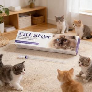 Toptan Özelleştirilmiş Boyutta Kedi Üriner Kateteri Veteriner Kateteri Tek Kullanımlık Evcil Hayvan İdrar Kateteri - Product Image 4