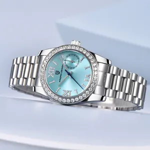 PAGANI DESIGN 2023 Nouvelle <span class=keywords><strong>montre</strong></span> à quartz pour <span class=keywords><strong>femme</strong></span> PD-1776 32MM Acier inoxydable Verre saphir <span class=keywords><strong>Étanche</strong></span> <span class=keywords><strong>100m</strong></span> <span class=keywords><strong>Montre</strong></span> pour <span class=keywords><strong>femme</strong></span> - Product Image 2