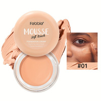 USHAS Fond de teint crème mousse floral européen américain en stock FS446A+B, imperméable, longue durée, hydratant, correcteur