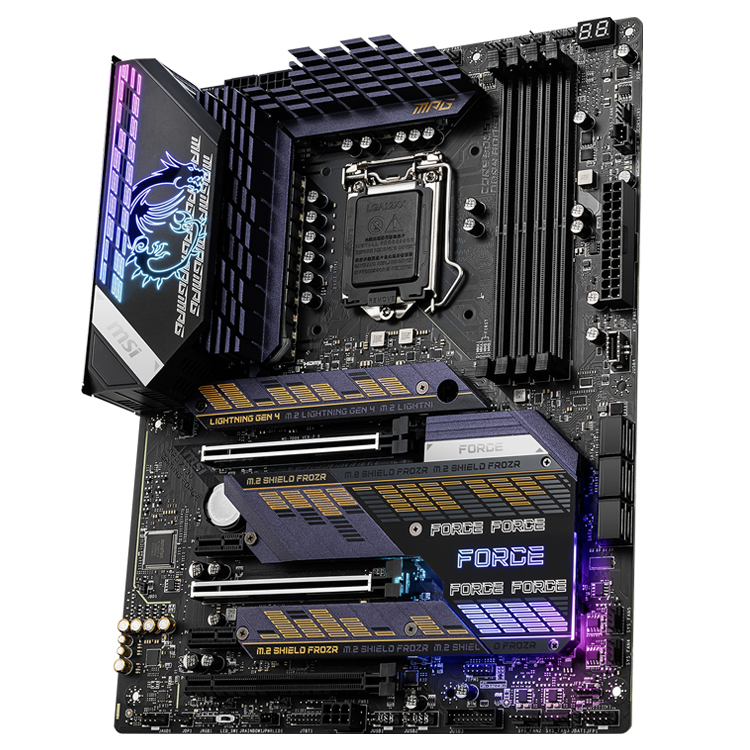 MSI MPG Z590 GAMING FORCE ATXマザーボード（中古）i9サポート