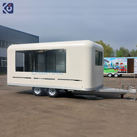 Remorque alimentaire mobile CAMPTRL, remorque de restauration, chariot à café, bar à bière, stand de hot-dogs, camion de restauration rapide, camion de crème glacée