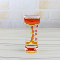 Liquide mouvement barboteur minuterie coloré huile sablier TDAH anxiété jouets sensoriels calme soulagement du Stress bureau jouets décor minuteries d'eau