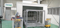 Cabina de Recubrimiento en Polvo con Sistema Ciclónico, Horno de Curado Eléctrico/a Gas, Kit Completo de Equipos de Recubrimiento para Piezas Metálicas