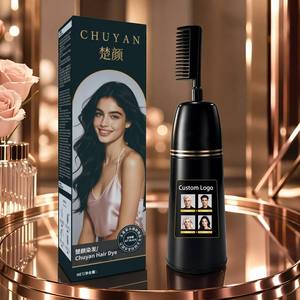 ครีมย้อมผมสีดำสนิทแบบทันที พร้อมหวีสำหรับทา - Product Image 1