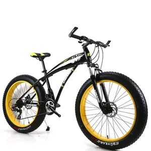 折叠脂肪轮胎欧洲市场自行车双减震器盘式制动器软尾山地自行车26*4.0自行车雪地车
