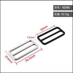 หัวเข็มขัดรูปตัว D โลหะผสมสังกะสี RZ080 ทนทานต่อการสึกหรอ สำหรับกระเป๋า เข็มขัด อุปกรณ์สัตว์เลี้ยง สปริง 2024 - Product Image 4
