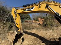 Excavadora Usada SANY SY375 con 5000 Horas de Uso, Cucharón Usado, Equipo de Construcción 2020 con Componentes Principales de Motor y Bomba