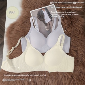 Sujetador de Gel al por Mayor, Cuello en V, Tirantes Finos, Cómodo, Superficie Lisa, <span class=keywords><strong>Push</strong></span>-<span class=keywords><strong>Up</strong></span>, Sujetador de Spandex para Mujer - Product Image 3