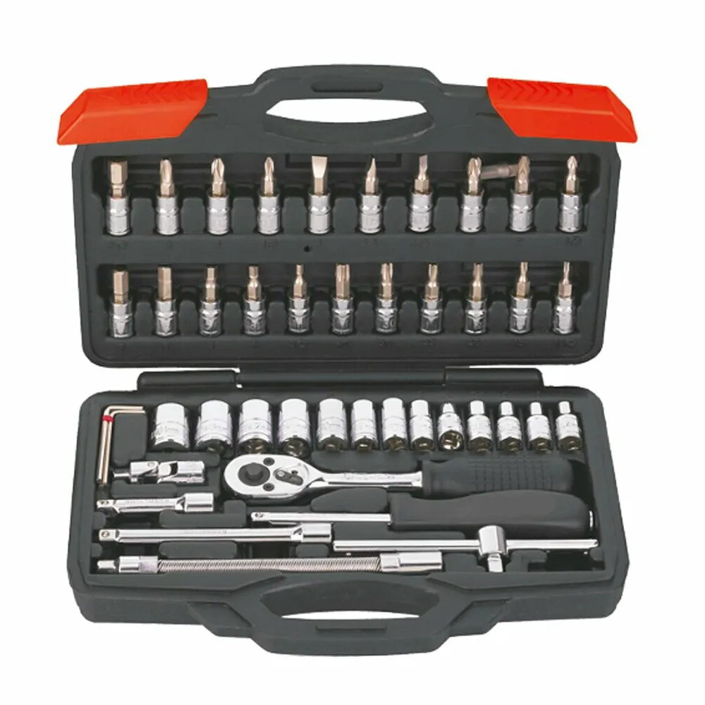 High Quality 46PCS Auto Socket Wrench Set Hand Tools Ratchet Handle With Bits Hand Tools