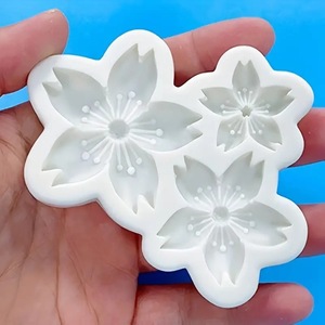Cherry Blossom Silicone Mold For Cake Decorating Fondant Baking DIY Cake Decoration Mold With Petal Design - Product Image 2