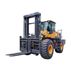 LTMG nuovo grande pesante 10 ton 10000KG 4wd 4x4 tutto diesel robusto terreno accidentato carrello elevatore per la vendita