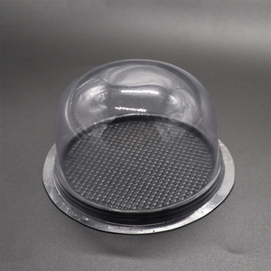 Tùy Chỉnh <span class=keywords><strong>Pet</strong></span> <span class=keywords><strong>PP</strong></span> Dùng Một Lần Vỉ Để Đi Nhựa Container Cho Bánh Rõ Ràng Nhựa Vòng Bánh Hộp Container Với Dome Nắp - Product Image 6