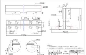 Obral besar rel panduan lift rel panduan tipe-t T45/A T50/A T70/B T75-3/B T90/B rel panduan padat - Product Image 6