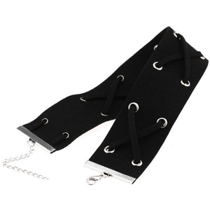 Wide Criss-cross Velvet Choker Necklace Sexy Bondage Strap Collar Necklaces for Women Girls Gift Fashion Summer <strong>Jewelry</strong> - Product Image 3
