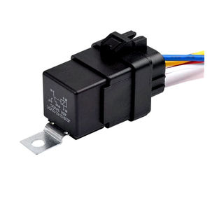 Auto Car Relay JD2912 Waterproof SPDT 4PIN 5PIN DC <b>12V</b> 40A Integrated Relay <b>Socket</b> with 40A Waterproof Wire - Product Image 1
