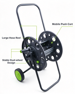 Two Wheel <strong>Hose</strong> Cart, <strong>Empty</strong> Steel <strong>Hose</strong> <strong>Reel</strong>, Steel <strong>Hose</strong> <strong>Reel</strong> Without Water <strong>Hose</strong> SG1127 - Product Image 2