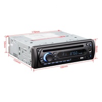 Low Price Universal HD Car Stereo Auto Radio USB/FM/AUX/AM/24V/BT Entertainment Audio Output with Mic DVD Player for Bus Truck