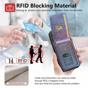 Portafoglio Magnetico in Pelle PU con Anello e Forte Magnete, Blocco RFID, Porta Carte per <span class=keywords><strong>iPhone</strong></span> Serie 17 16 15 14 13 12 - Product Image 5