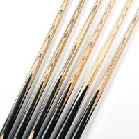Bâton de queue de billard de haute qualité fait à la main de 145cm avec manche en bois de frêne de 10mm et manchon en carbone pour les joueurs de piscine
