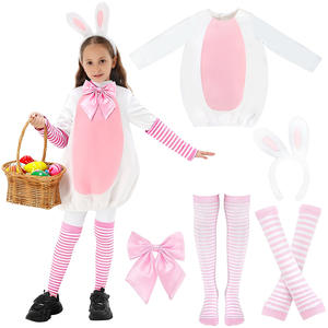 Disfraz <span class=keywords><strong>de</strong></span> Conejito Blanco para Niños, <span class=keywords><strong>Traje</strong></span> <span class=keywords><strong>de</strong></span> Cosplay <span class=keywords><strong>de</strong></span> Conejo para Niños, Ropa para Representaciones Escolares - Product Image 1