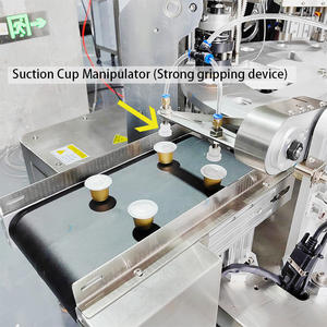 Máquina selladora de cápsulas de café <span class=keywords><strong>Nespresso</strong></span> Industrial automática, sistema de llenado y sellado de tazas K de plástico para café en polvo - Product Image 4