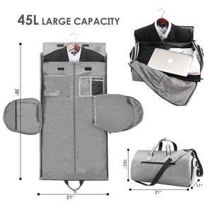 Reistas met opdruk, 3-in-1, waterdicht, opvouwbaar, grote capaciteit, geschikt voor herenpakken, om te bouwen tot kledingtas - Product Image 5