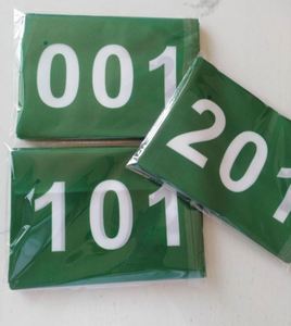 Running Race Bibs With Safety Pins - 7.5x5.75 Inch Marathon Numbers For Endurance Sports
