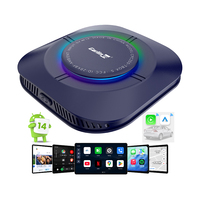 Carlinkit Android 14 Nueva Interfaz de Usuario CarPlay AI Box Adaptador Inalámbrico CarPlay Android Auto Caja de Transmisión de Video para YouTube Netflix