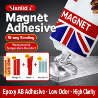 Colle époxy Nianlida 50 ml, adhésif époxy pour collage magnétique, fixation magnétique, liaison extra forte, transparente, imperméable