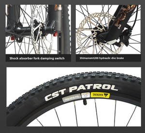 Bicicleta de Montaña Todoterreno para Adultos, con Suspensión Completa, Horquilla con Bloqueo de Aire, Transmisión de 12 Velocidades, Frenos de Disco Hidráulicos, Rodada 27.5/29 Pulgadas - Product Image 3