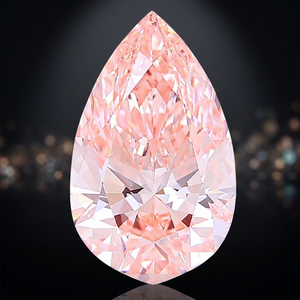 Diamant rose fantaisie de taille poire cultivé en laboratoire, certifié IGI, 6,04 carats, pour la fabrication de bijoux - Product Image 4