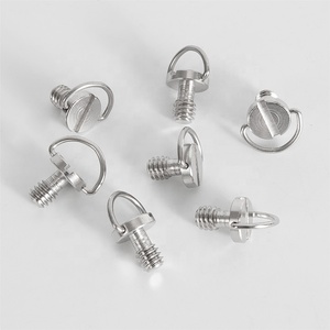 Anillo en D de <span class=keywords><strong>Tornillo</strong></span> Personalizado de 1/<span class=keywords><strong>4</strong></span>\", <span class=keywords><strong>Tornillo</strong></span> de Montaje de Anillo en D de Hierro, Placa de Liberación Rápida para Montaje de Cámara, <span class=keywords><strong>Tornillo</strong></span> para Placa de Trípode de Cámara - Product Image 3