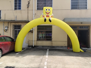Arco Inflable de <span class=keywords><strong>Bob</strong></span> <span class=keywords><strong>Esponja</strong></span>, Arco Inflable con Forma de Dibujos Animados, Arco de Entrada para Eventos de Centros Comerciales, Arco de Ventas - Product Image 5