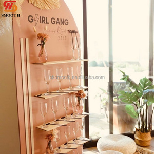 Multi-Tier Summer Popular Acrylic Champagne Glass Holder Rack Romantic Easy Install Champagne Bar <b>Stand</b> for Wedding and Party - Product Image 2