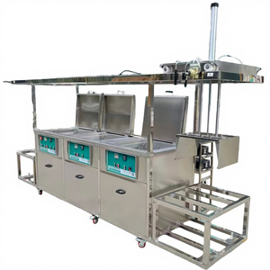 Nettoyeur à ultrasons électrique industriel multi-bacs semi-automatique, état neuf - Product Image 4