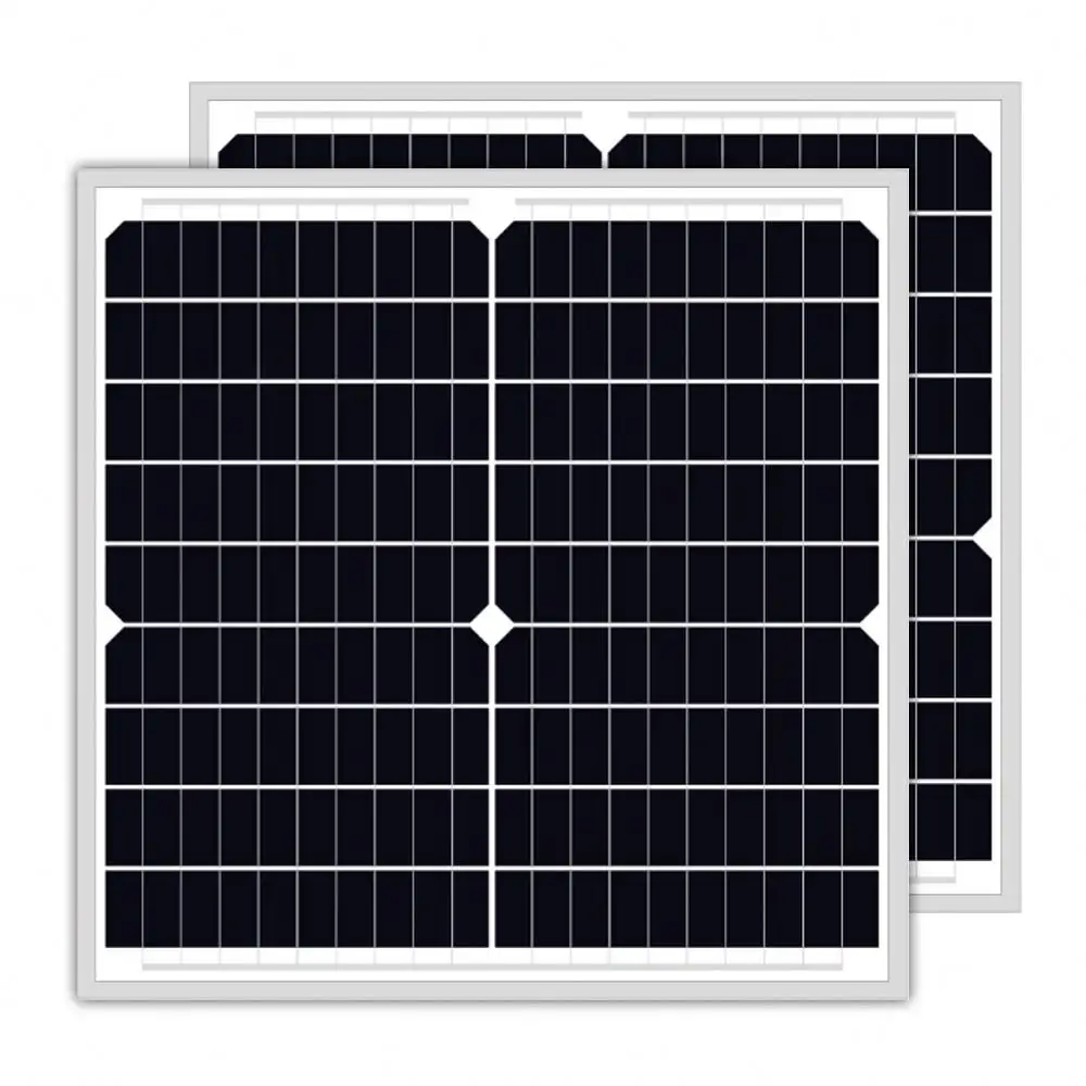 20W Grado A Célula Monocristalina Mono Célula Solar 20W Panel Solar