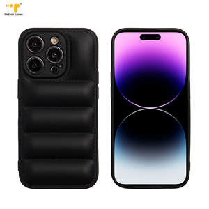 Étui de téléphone en coton 3D TPU Down Jacket <span class=keywords><strong>North</strong></span> <span class=keywords><strong>Face</strong></span> pour iPhone 14 13 12 Pro 11 Promax XS, protection antichoc pour téléphone - Product Image 4