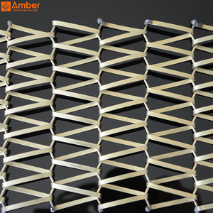 <span class=keywords><strong>Malla</strong></span> Metálica Decorativa de Diseño Personalizado a Precio Económico, Cortina de <span class=keywords><strong>Malla</strong></span> Tejida en Espiral, <span class=keywords><strong>Malla</strong></span> Metálica en Espiral - Product Image 3