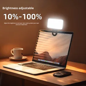 Luce di Riempimento Portatile con Clip, Mini Accessorio da Studio Tascabile per Streaming <span class=keywords><strong>Live</strong></span> su Mobile, Video e Foto, Materiale ABS Compatibile - Product Image 2