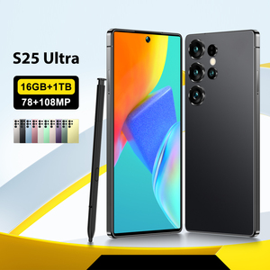 Smartphone 5G S25 Ultra de 7.3 Pulgadas, 16GB+1TB, <span class=keywords><strong>Alta</strong></span> Velocidad, Cámara de 108MP, Popular, Android 14, Doble SIM, para Gamers - Product Image 1