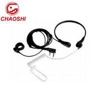 Grosir Headset Getaran Tenggorokan KTM-01 dengan Mikrofon PPT Lubang Suara Radio Walkie Talkie Dua Arah Baofeng Wouxun