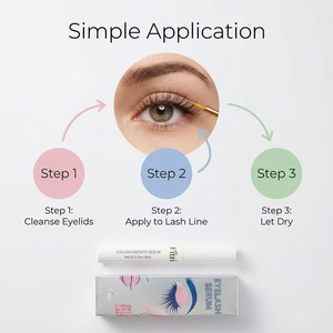 <span class=keywords><strong>Biotine</strong></span> Kératine 3D Double Tête Cils et Sourcils Sérum Naturel Sans Huile Organique Vegan Rehausseur de Croissance de Marque Privée - Product Image 2