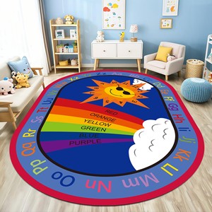 <span class=keywords><strong>Tappeto</strong></span> per Bambini Educativo per Asilo e Scuola Materna, Tappeti Colorati con Animali per Aula, Morbidi e Antiscivolo - Product Image 1