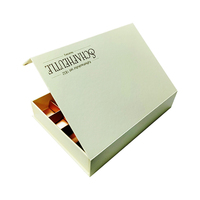 Boîtes cadeaux de luxe dorées personnalisées pour chocolats et bonbons, emballages vides pour barres chocolatées